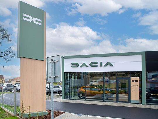Showroom Dacia HS Auto Staněk Písek